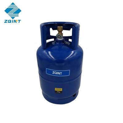 China New Type 3KG LPG Gas Cylinder Empty LPG Zimbabwe South Africa Cylinder With Good Price And Quality for sale