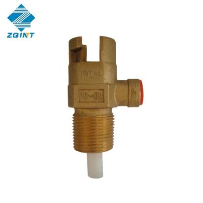 China General Brass Valve With Plastic Tube Plugs For Jamaica 12.5KG 15KG 22KG LPG Gas Cylinders for sale