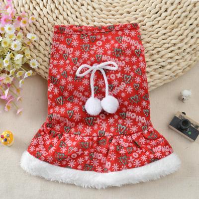 China Stocked Hot Selling Wholesale Winter Christmas Pet Clothes For Dogs for sale