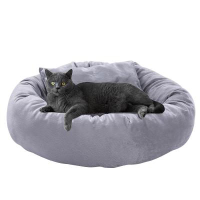 China Quality Assurance Cat/Dog Around Comfortable Tart Nest Ultra Soft Cotton Plush Eggs Pet Bed for sale