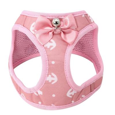 China Amazon Hotselling Cat/Dog Pet Harness Comfort And Breathable Cat Harness Set With Bell And Leash for sale