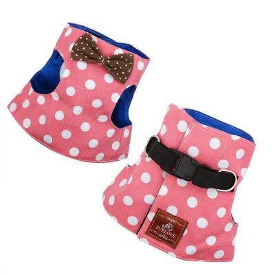 China Cat / Dog Cute Pet Clothes Harness Vest Set Breathable With Cat Leash for sale