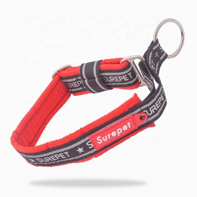 China Wholesale P-type Heavy Duty Adjustable Durable Pet Collar Viable For Large Dog for sale