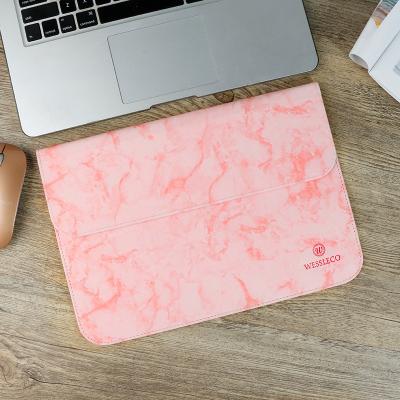 China Protect Notebook Laptop Bag For Macbook CPU Cover For Xiaomi Marble Pattern Hot Selling Magnetic Button Cover for sale