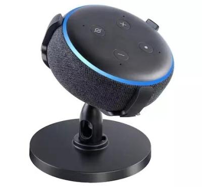 China Plastic Desktop Bracket 360 Degree Speaker Stand Table Stand Audio Holder Adjustable Smart Home Accessories for sale