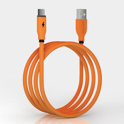 China Electric MP3/MP4 Player C Cable Fast Charging USB Cable Silicone Material 1.2m 1.8m Cable Fill Wire for sale