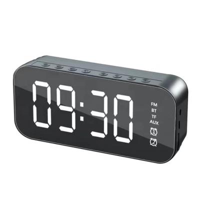 China OUTDOOR Hot Selling Clock Wireless Blue Tooth Speaker Clock Blue Tooth Speaker for sale