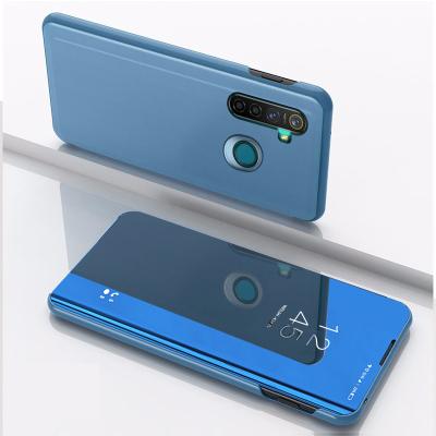 China Protective and new come Smart Flip Cover Mirror Case For OPPO Realme 5 pro /RealmeQ decoration for sale