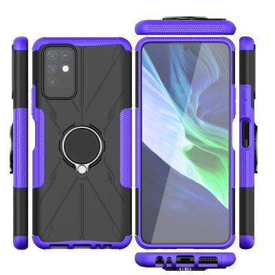 China Shockproof TPU PC 2 in 1 Phone Case For Hot Note 10 8 pro Ring Back Cover Kickstand Shockproof Gaming Cover Infinix 11 10 10i 10s 10t Lite for sale