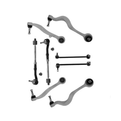 China Aluminum auto suspesnion and steering parts lower control arm ball joint rod end sway bar link kit for sale