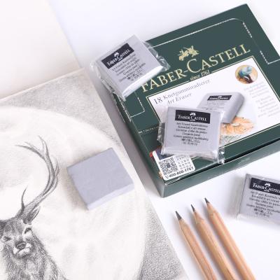 China Office Eraser Art Drawing Environmental Friendly Rubber Pencil Eraser For Student for sale