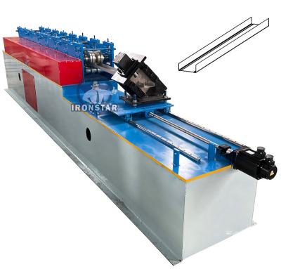 China Advertising Company Muti Function Metal Strut Steel Channel Roll Forming Machine For Grape Trellis for sale