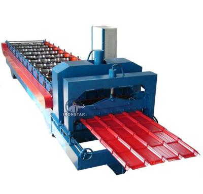 China Advertising Company 1050 Roof Zinc Roofing Sheet Making Glazed Tile Roll Forming Machine for sale