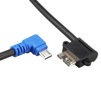 China Compatible Mini USB To Type C Angled Cable for sale