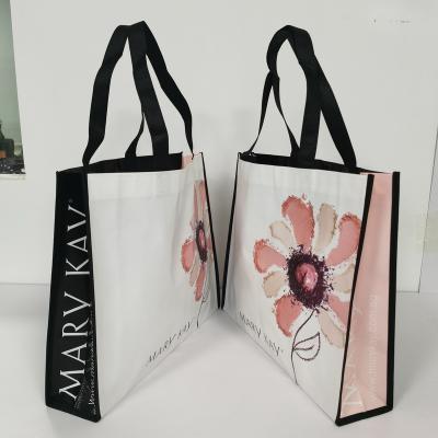 China Printing Folding Wholesale Reusable Non Woven Waterproof Shopping Bag for sale