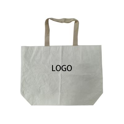 China Waterproof Custom Gift Products Shopping Bag LOGO Printed Eco Reusable Promotion Tyvek Paper Tote Bag for sale