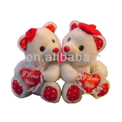 China Lovely Soft Plush Toy Valentine Bear Toys Factory for sale