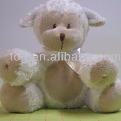 China Musical Plush Stuffed Sheep With Verse Slogan Stuffing Animal Sheep Toy Doll Gifts for sale