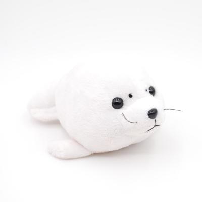 China Plush Sofe Toy Plush Funny White Seal Animal Toy Stuffing Fashion Design Pure Soft Customized Doll for sale