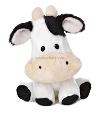 China Wholesale Soft Baby Toy Stuffed Animal Plush Cow Decoration Hot Sale OEM Farm Animal COA for sale