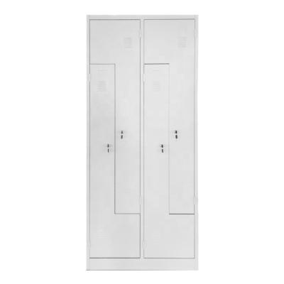 China 4 Door Z Shape Door Locker Customized Steel Locker Office Steel Locker With Four Doors LW-ZL-04 for sale