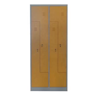 China 4 Door Steel Clothing Locker Metal Storage Z Door Wardrobe LW-ZL-04 for sale