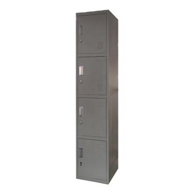 China cheap 4 door school gymnasium steel assembled design clothes metal wardrobe locker LW-TL-04 for sale