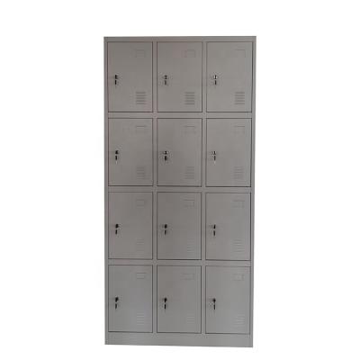 China Multi Door Clothing Locker 12 Doors Wardrobe Metal Beach Steel Locker LW-DL-12 for sale