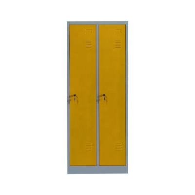 China High Quality Vertical 2 Door Locker Steel Gym Locker LW-DL-02 for sale