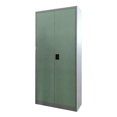 China Knock Down Swing Door Design Office Storage Steel Metal Cupboard Modern Steel File Cabinet 4 Shelves Filing Cabinet for sale