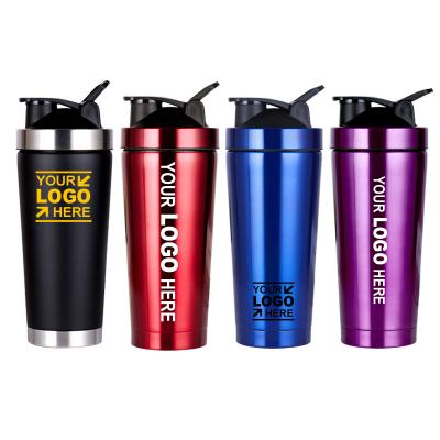 China Double-Layer 25oz Stainless Steel Vacuum Insulated Shaker Stocked Bottle With Sealing Lid Gym Pick Gifts Customized Logo for sale