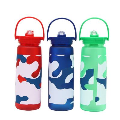 China Outdoor Sports Viable Plastic Cup Water Bottle 0.7L Portable Bottles Giveaways Customized Logo Promotional Gifts Advertising Branding for sale