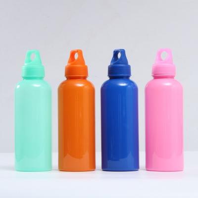 China Outdoor Sports Single Layer Plastic Portable Water Bottle Cup 400ml Cheap Promotional Gifts Customized Logo Giveaways for sale