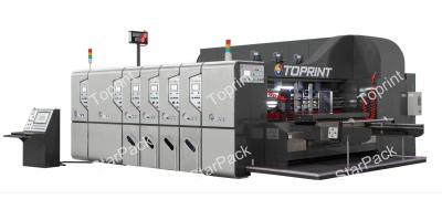 China 0920 Flexo Doos die van het Printer de Slotter Vibrator Stacker Golfkarton Machine maken Te koop