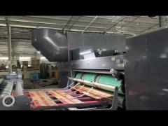 Full Computerized Flexo Printer Slotter Die-cutter High Speed Vacuum Transfer