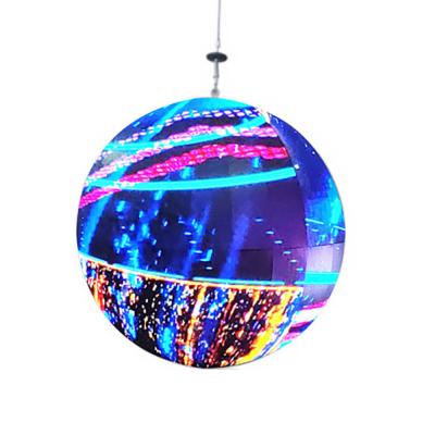 China 1.2m Indoor P2 360 Degree Flexible Led Module Display Sphere Indoor Led Display Screen for sale