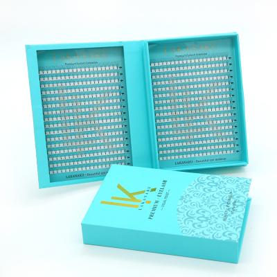 China Natural Eyelash Extensions Pre Made Fans Pre Made Eyelash Extension Heat Bond Premade Volume Fans Close for sale