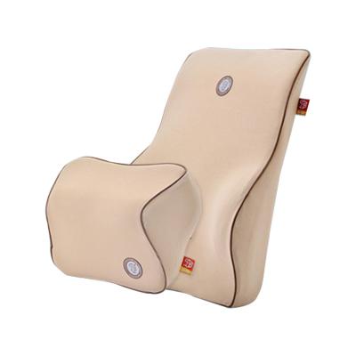 China Massage Lumbar Support Pillow Large Office Chair Back Cushion Memory Foam Orthopedic Backrest For Car Seat Office Chair for sale