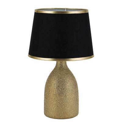 China New Arrival Modern Gold Ceramic Home Luxury Electroplating Decorative Table Lamp for sale