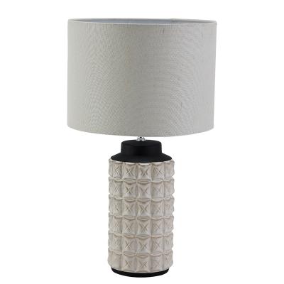 China modern modern style black and ceram ceramic table lamp for bedroom decoration for sale