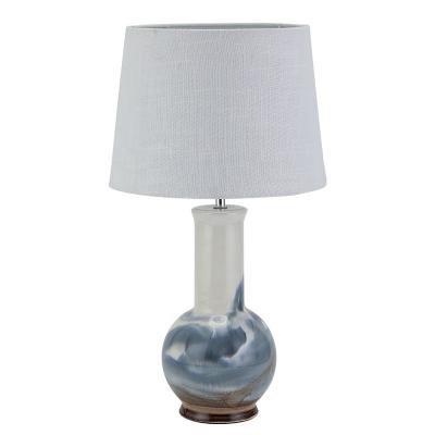 China Modern hot sale hand painting fancy ceramic large living room decorative table lamp for sale