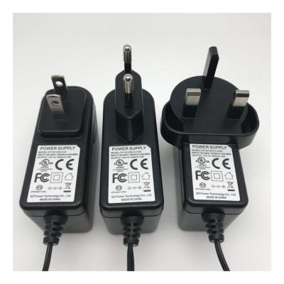 China Power Supply 12vdc 1A 12W Power Adapter US Plug/EU Plug/UK Plug UL CE FCC Approved CCTV Accessories CP1201000-H-VI for sale