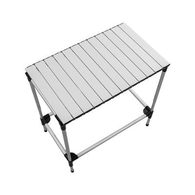 China Portable Foldable Hot high-strength aluminum alloy convenient adjustable outdoor folding table camping barbecue picnic leisure multi-purpose for sale