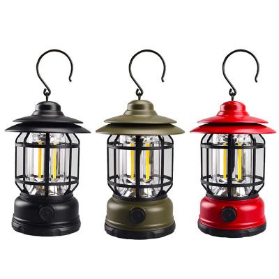 China Cute Vintage Oil Electronic Lamp Popular and convenient outdoor retro ultra long endurance portable camping lights for mountain camping tents for sale