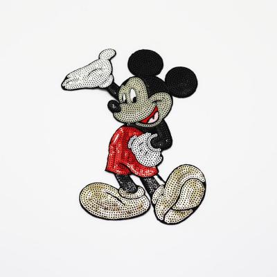 China Sustainable High Quality Custom Sequin Designs Embroidery Patches for sale