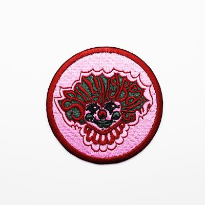 China Club Viable Design Soccer Team Design Patch Paste Clothing Embroidery Patch Fun ODM Ironing Embroidery Patch for sale