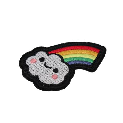 China 2022 hot sale custom embroidery cartoon embroidery patch kids apparel viable acid kids for sale