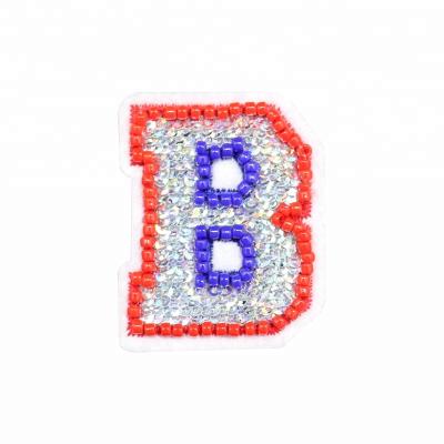 China Viable Custom Size Clothing Embroidery Patch Custom Letter Embroidery Patch for sale