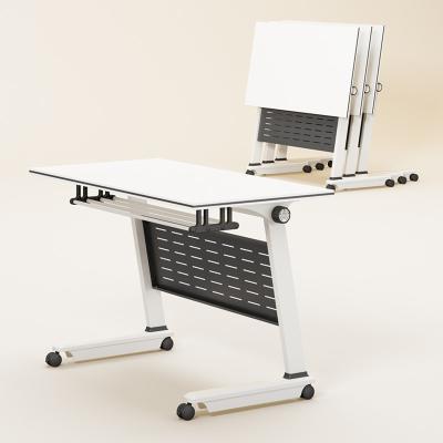 China Foldable Movable splicing folding training table conference table long table training desk chair combination for sale