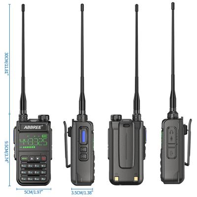 China ABBREE Hot Sale Handheld 10W Long Range 10W Ham Radio 136-520Mhz With Color Screen GPS Walkie Talkie AR-518 AR-518 for sale